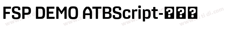 FSP DEMO ATBScript字体转换 FSP DEMO ATBScript字体转换